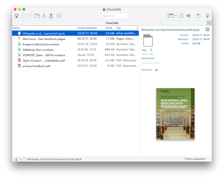 SimpleumSafe – Cloud Tresor für macOS und iOS