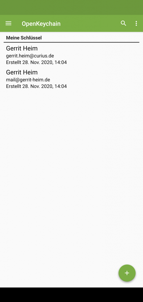 OpenPGP unter Android | Curius